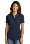 Embroidered Women's Combed Ring Spun Pique Polo#404768