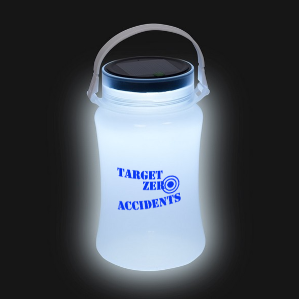 Foldable Waterproof Container with Solar Light  - #401603