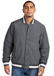 Embroidered Insulated Varsity Jacket  #404881