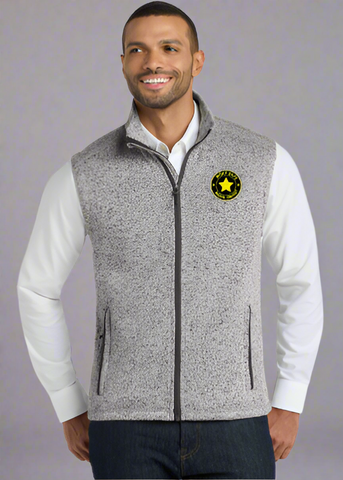 Embroidered Men's Sweater Fleece Vest #404872