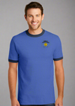DTF Print Men's Core Cotton Ringer Tee#404866