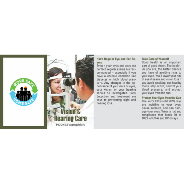 Vision & Hearing Care Pocket Pamphlet - #403762