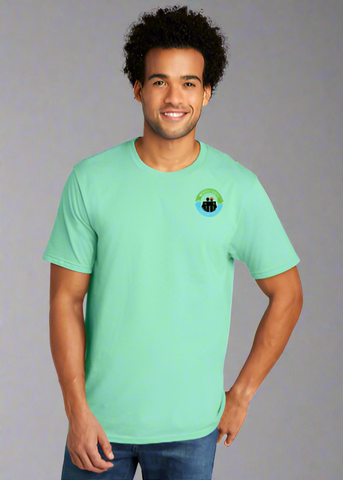 DTF Print Men's Tri-Blend Short Sleeve Tee #404889-L