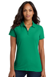 Embroidered Women's Core Classic Pique Polo #404728