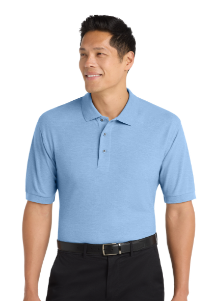 Embroidered Silk Touch Polo Light #402668-L