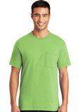 DTF Print Men's Tall Core Blend Short Sleeve Tee with Pocket-Light #401262-L