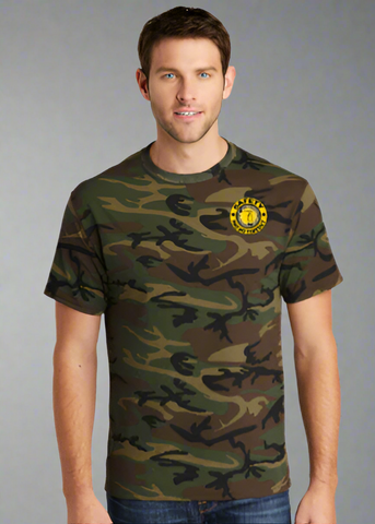 DTF Print Men's Core Cotton Camo Tee#403700