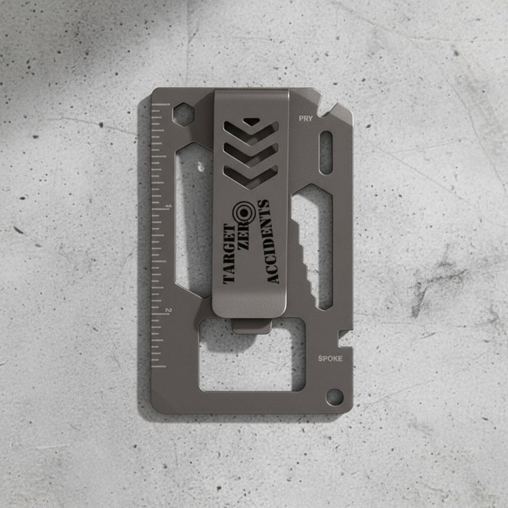 BRIDGER 9-in-1 Laser Engraved Money Clip Multitool  - #403935