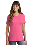 DTF Print Women's Core Cotton Tee #403496-L