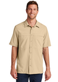 Embroidered Short Sleeve UV Daybreak Shirt  #404826