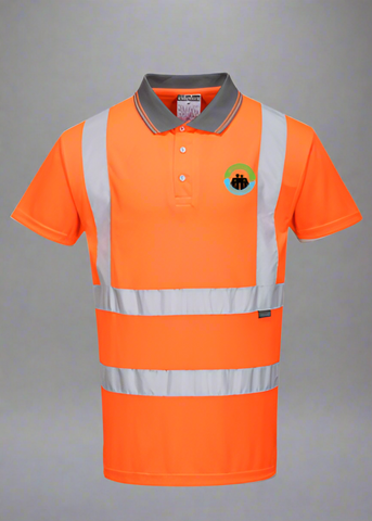 Embroidered Hi-Vis Polo Shirt Short Sleeve #404920