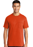 DTF Print Men's Tall Core Blend Short Sleeve Tee with pocket -Dark #401754-D