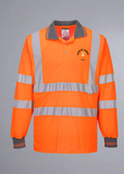 Embroidered Hi-Vis Polo Shirt Long Sleeve #404919