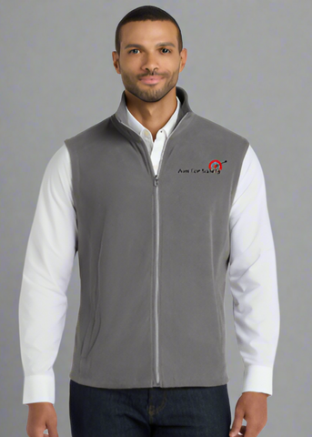 Embroidered Microfleece Vest #404868