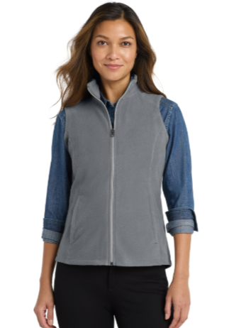 Embroidered Women's Microfleece Vest #404869