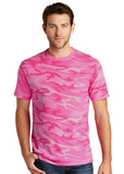 DTF Print Men's Core Cotton Camo Tee#403700