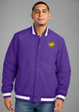 Embroidered Insulated Varsity Jacket  #404881
