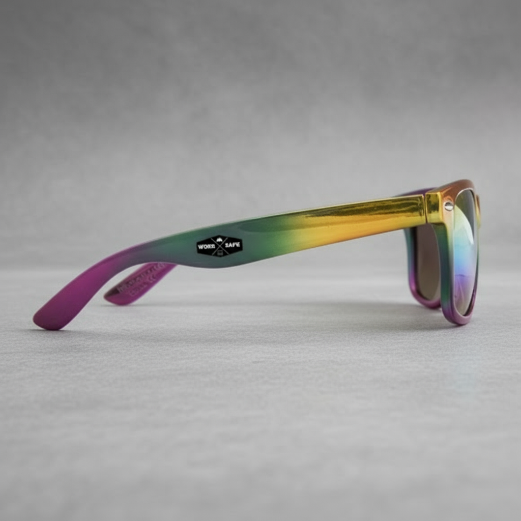 Metallic Rainbow Malibu Sunglasses- SKU#404694