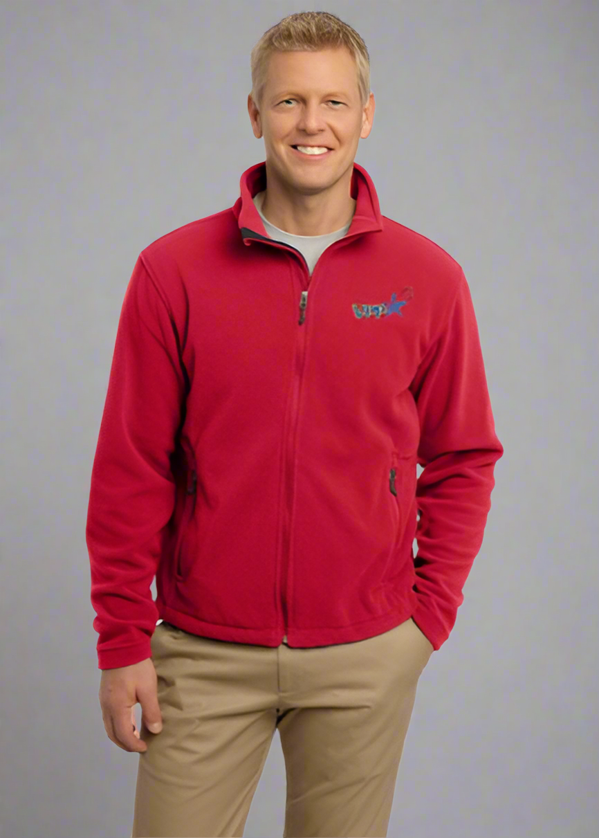 Embroidered Men's Value Fleece Jacket with VPP OSHA Logo #403242-1 ...