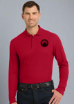 Embroidered Long Sleeve Core Classic Pique Polo #404730