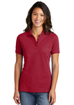 Embroidered Women's Combed Ring Spun Pique Polo#404768