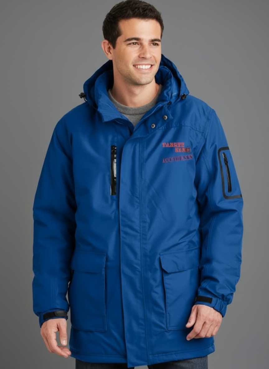Embroidered Heavyweight Parka  #405047