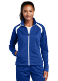 Embroidered Women's Tricot Track Jacket #404865