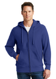 Embroidered Men's Super Heavyweight Full-Zip Hooded Sweatshirt #404798
