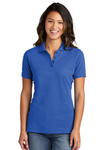 Embroidered Women's Combed Ring Spun Pique Polo#404768
