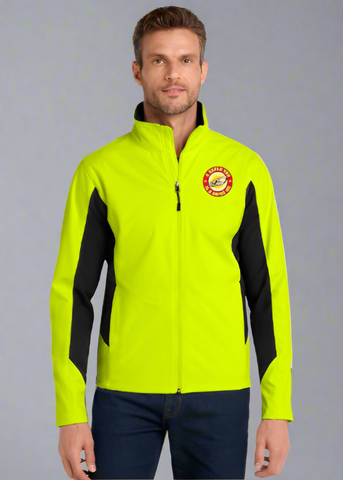 Embroidered Men's Core Colorblock Soft Shell  #404843