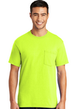 DTF Print Men's Tall Core Blend Short Sleeve Tee with Pocket-Light #401262-L