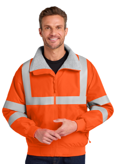Embroidered Enhanced Visibility Challenger Jacket with Reflective Taping  #402563