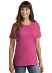DTF Print Women's Core Cotton Tee #403496-L