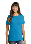 DTF Print Women's Core Cotton Tee #403496-L