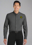 Embroidered Men's Tall Crosshatch Easy Care Shirt  #404837