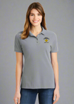 Embroidered Women's Combed Ring Spun Pique Polo#404768