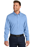 Embroidered Men's Long Sleeve Nailhead Easy Care Easy Care Shirt  #404839