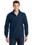 Embroidered Men's Super Heavyweight 1/4-Zip Pullover Sweatshirt #404796