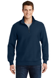 Embroidered Men's Super Heavyweight 1/4-Zip Pullover Sweatshirt #404796