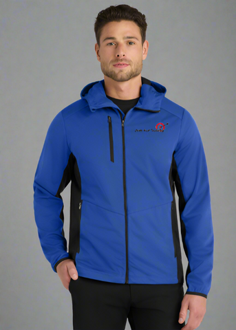Embroidered Women's Active Hooded Soft Shell Jacket   #404851