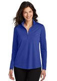 Embroidered Women's Dry Zone UV Micro-Mesh 1/4-Zip Pullover #404787