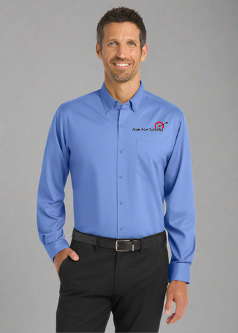 Embroidered Men's  SuperPro Twill Shirt  #404802