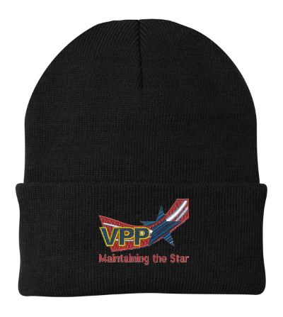 Knit Cap with Cuff with embroidered logo - #400035