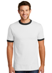 DTF Print Men's Core Cotton Ringer Tee#404866