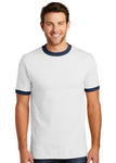DTF Print Men's Core Cotton Ringer Tee#404866