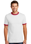 DTF Print Men's Core Cotton Ringer Tee#404866