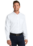 Embroidered Men's Long Sleeve Nailhead Easy Care Easy Care Shirt  #404839
