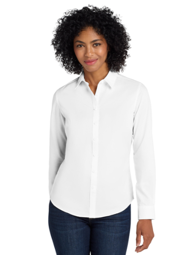 Embroidered Women's SuperPro Twill Shirt  #404805