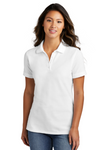 Embroidered Women's Combed Ring Spun Pique Polo#404768