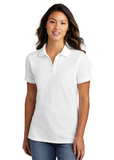 Embroidered Women's Combed Ring Spun Pique Polo#404768